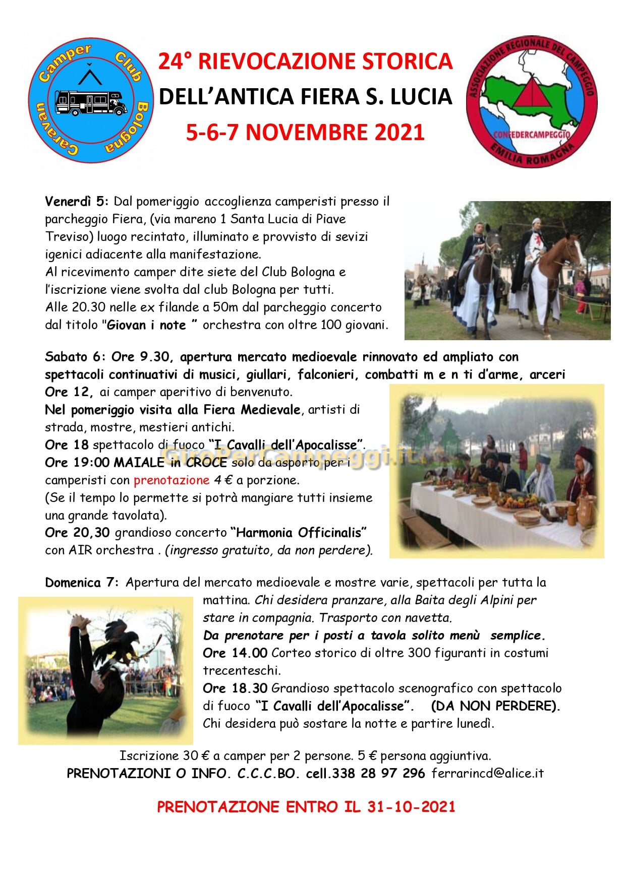 Raduno: Antica Fiera di Santa Lucia a Santa Lucia di Piave (TV)