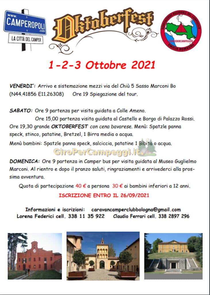 Raduno: Oktoberfest di Arcer Sasso Marconi (BO)