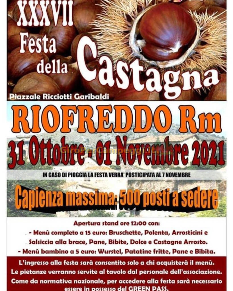 Festa della Castagna a Riofreddo (RM)