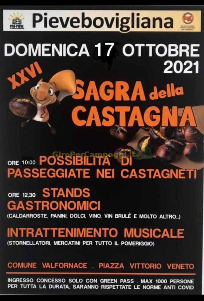 Sagra della Castagna a Pievebovigliana (MC)