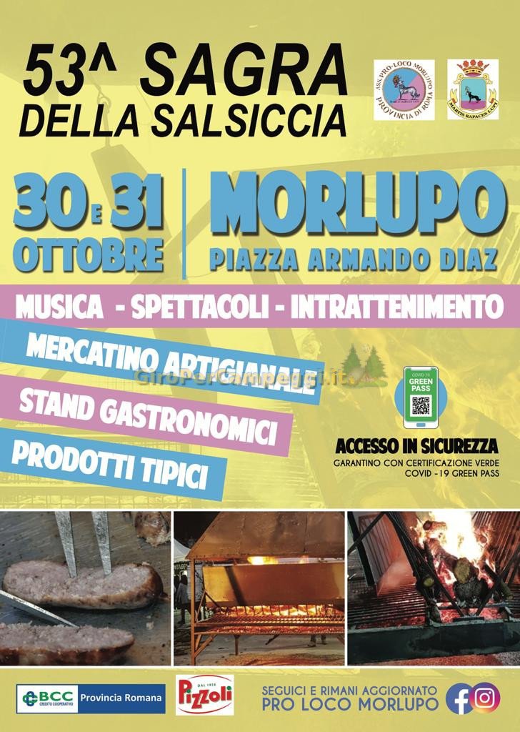 Sagra della Salsiccia A Morlupo (RM)