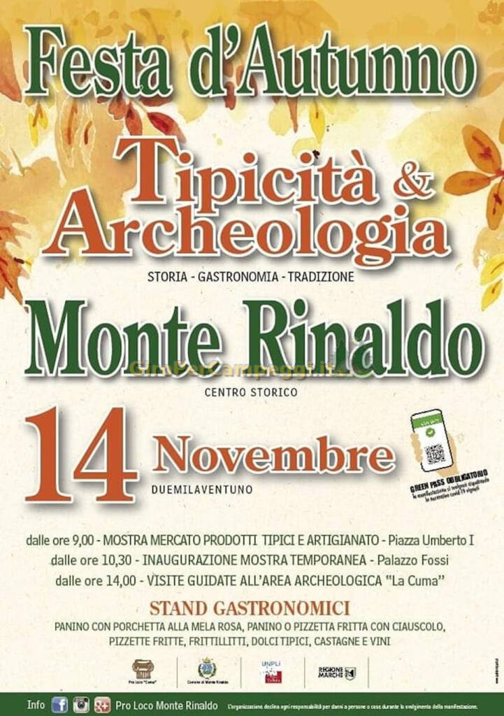 Festa d'Autunno a Monte Rinaldo (FM)