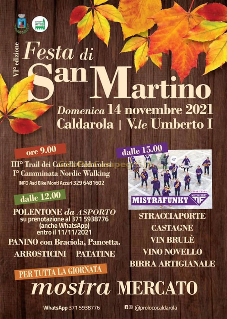 Festa di San Martino a Caldarola (MC)