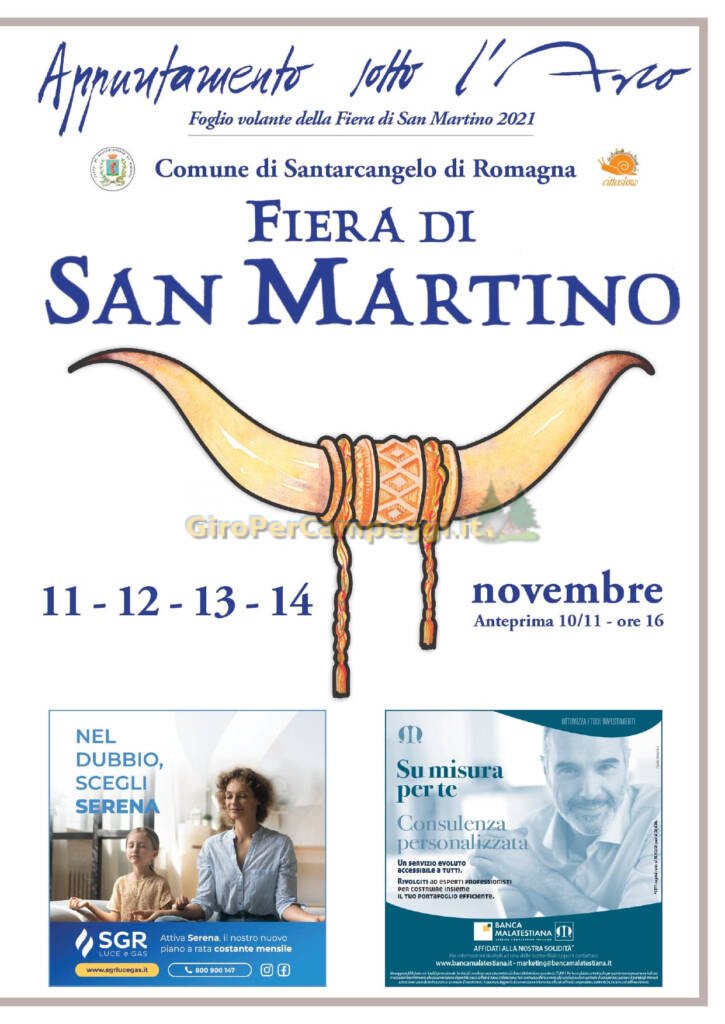 Fiera di San Martino a Santarcangelo di Romagna (RN)