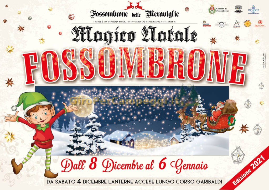 Il Magico Natale a Fossombrone (PU) programma