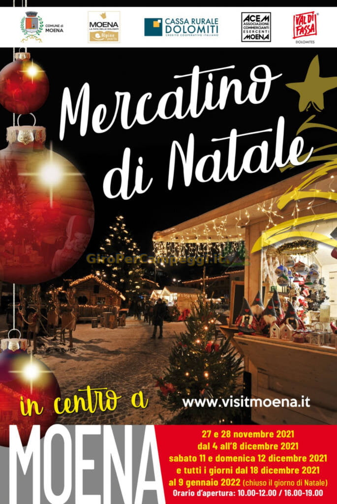 Mercatini di Natale a Moena (TN)