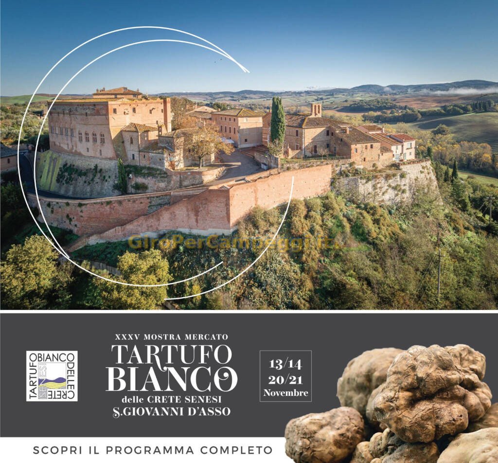 Mostra Mercato del Tartufo Bianco delle Crete Senesi a San Giovanni d’Asso (SI)