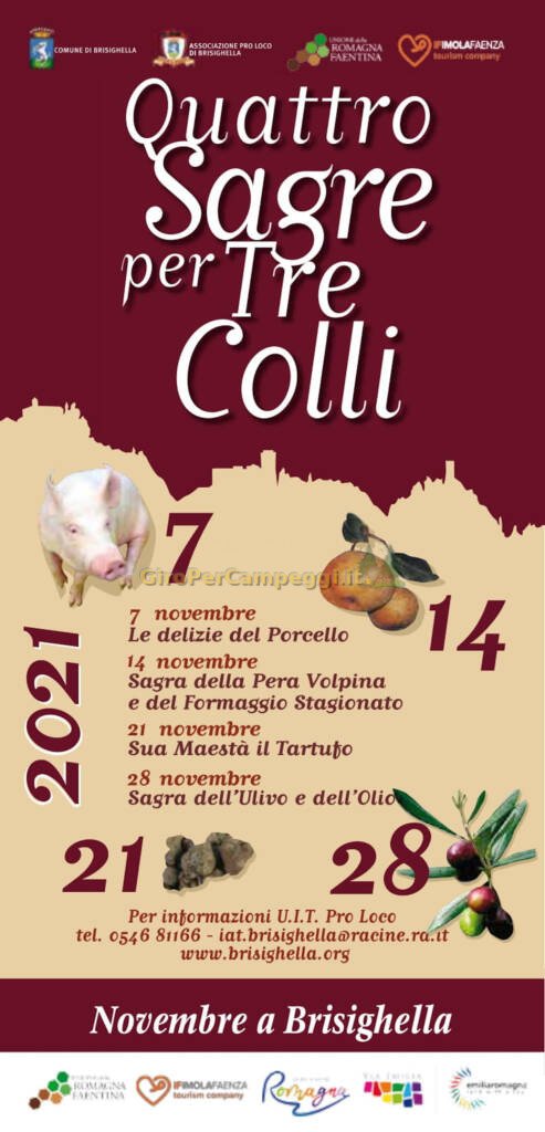 Quattro Sagre per Tre Colli a Brisighella (RA)