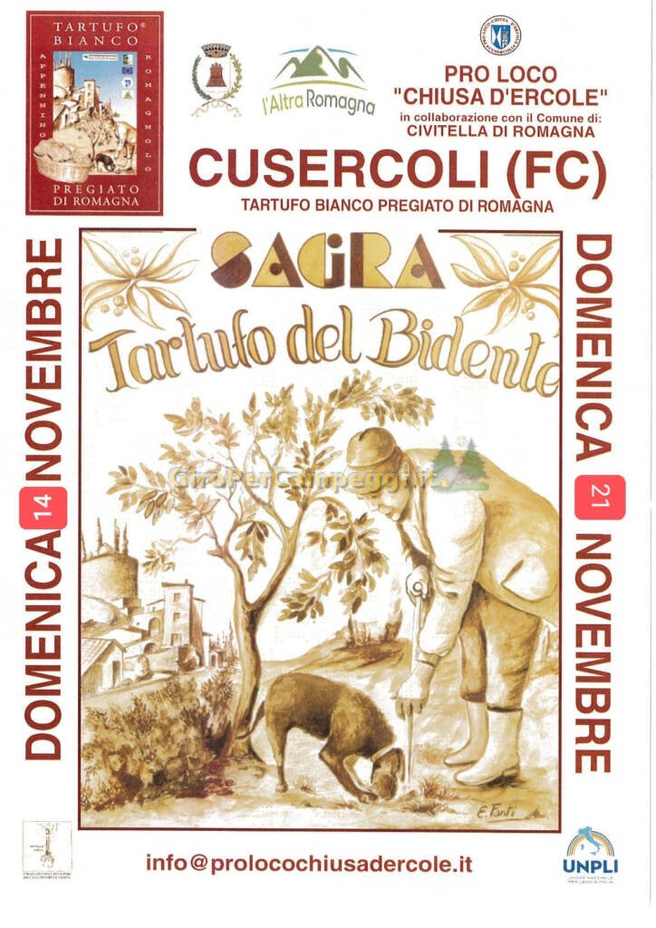 Sagra del Tartufo Bianco del Bidente a Cusercoli (FC)