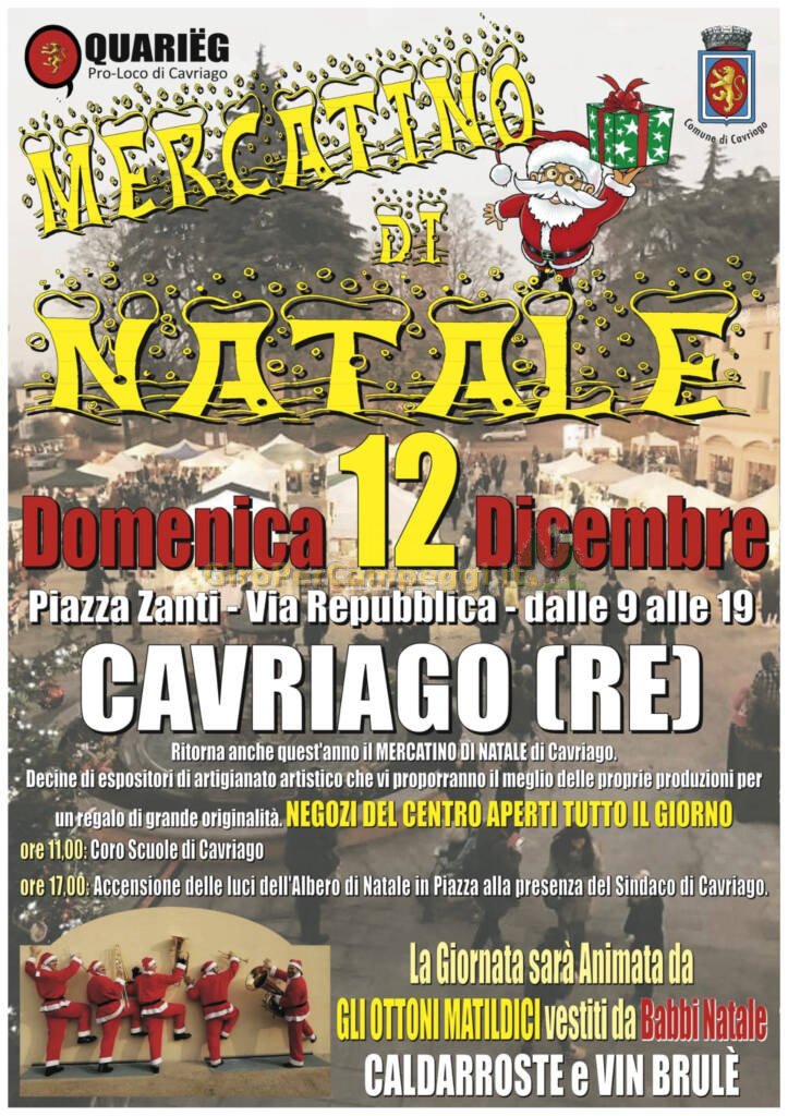 Il Natale in Piazza Zanti a Cavriago (RE)