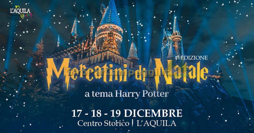 Mercatini di Natale a tema Harry Potter a L' Aquila (AQ)