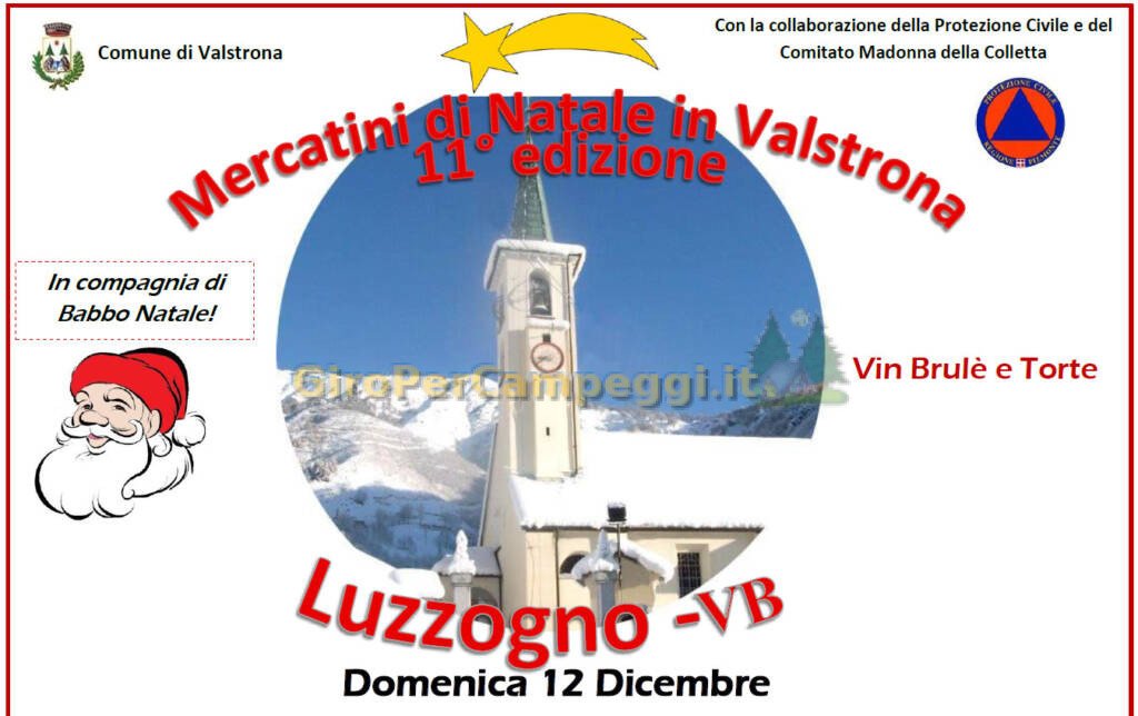 Mercatini di Natale in Valstrona (VB)