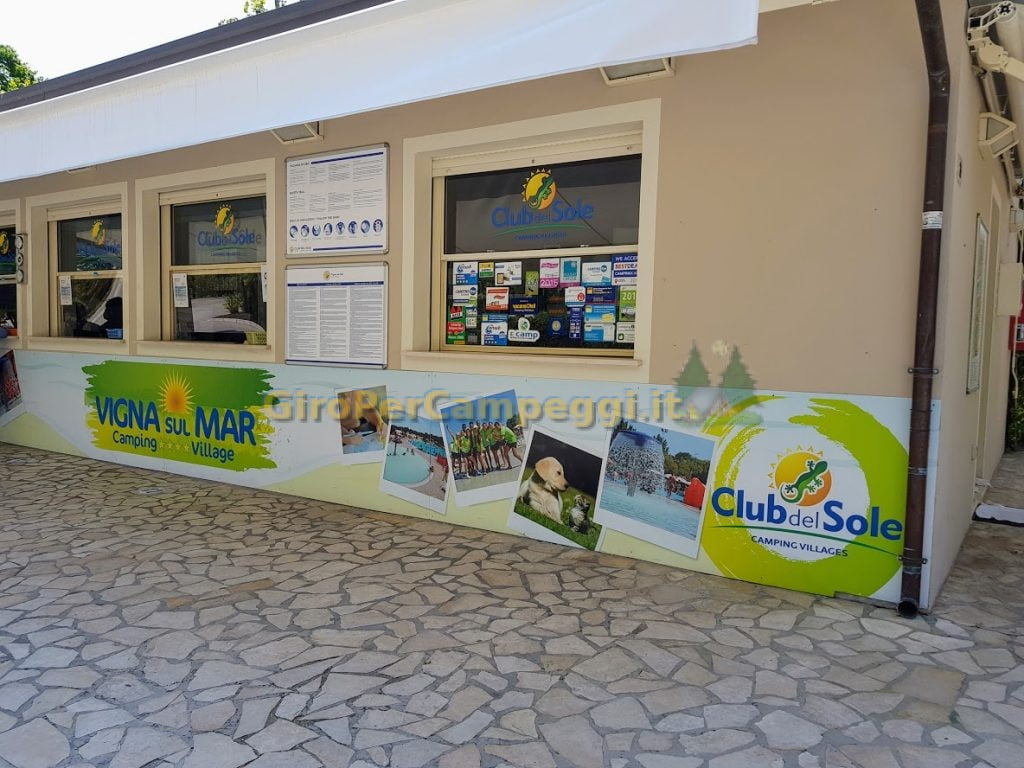 Reception Camping Village Vigna Sul Mar di Comacchio (FE)