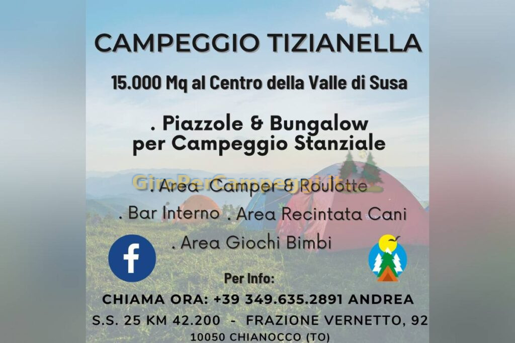 Camping Tizianella di Chianocco (TO)