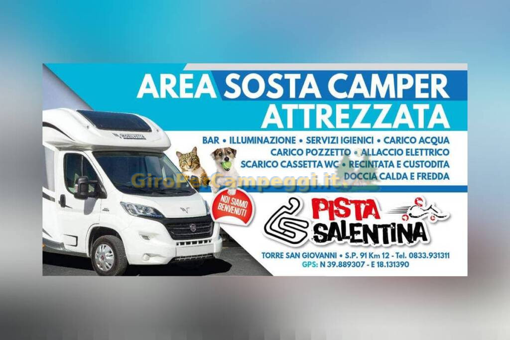 Area Sosta Camper Pista Salentina di Ugento (LE)