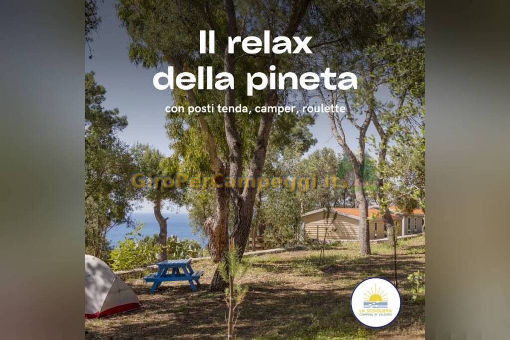 Camping La Scogliera di Santa Cesarea Terme (LE)