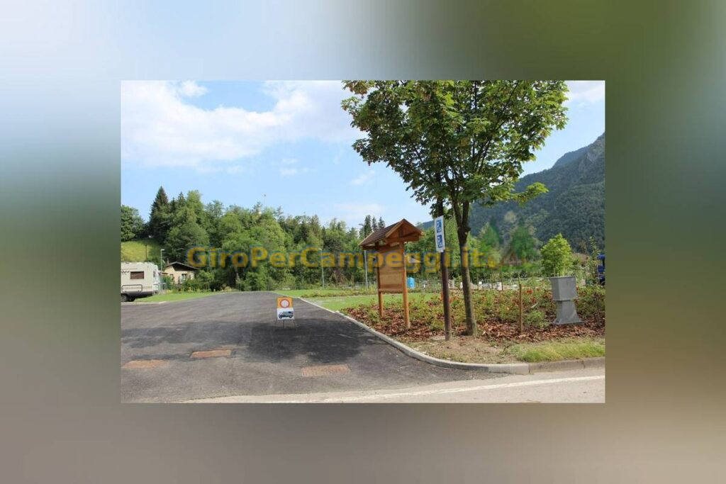 Area Sosta Camper a Bezzecca di Ledro