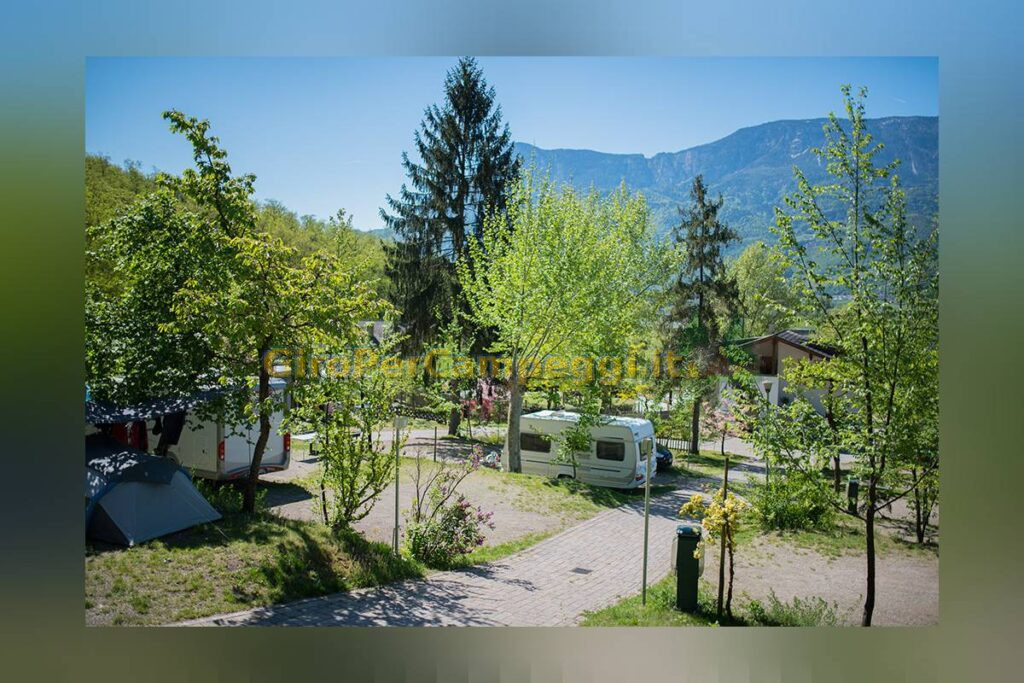 Camping Ganthaler di Terlano sulla Strada del Vino (BZ)