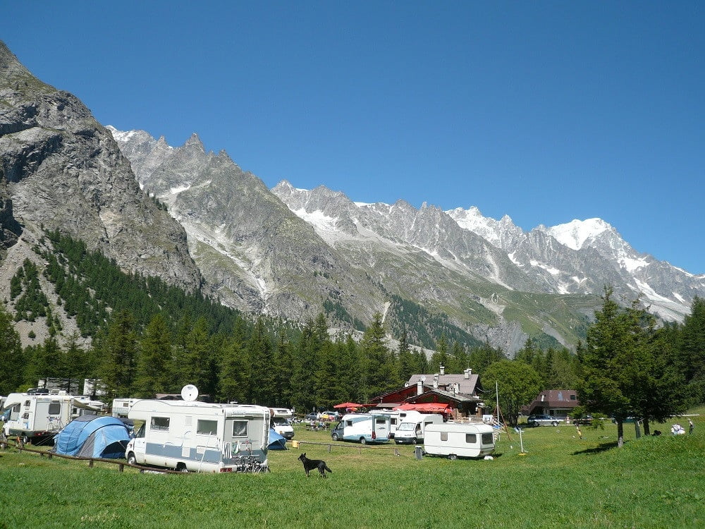 Camping Aiguille Noire di Courmayeur (AO)