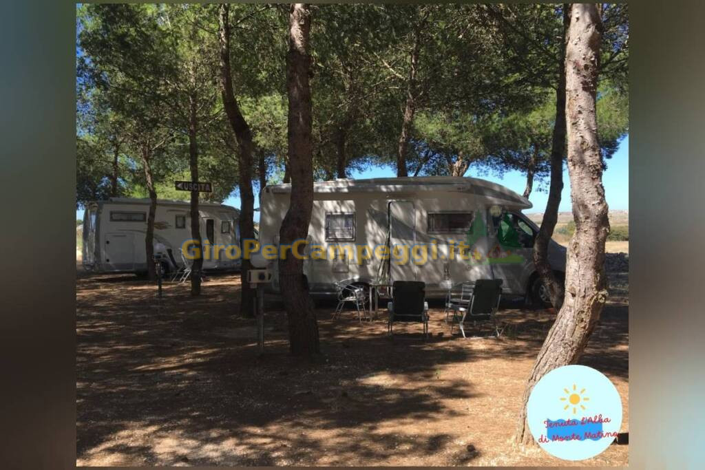 Area Camper Tenuta L'Alba di Monte Matino Otranto (LE)