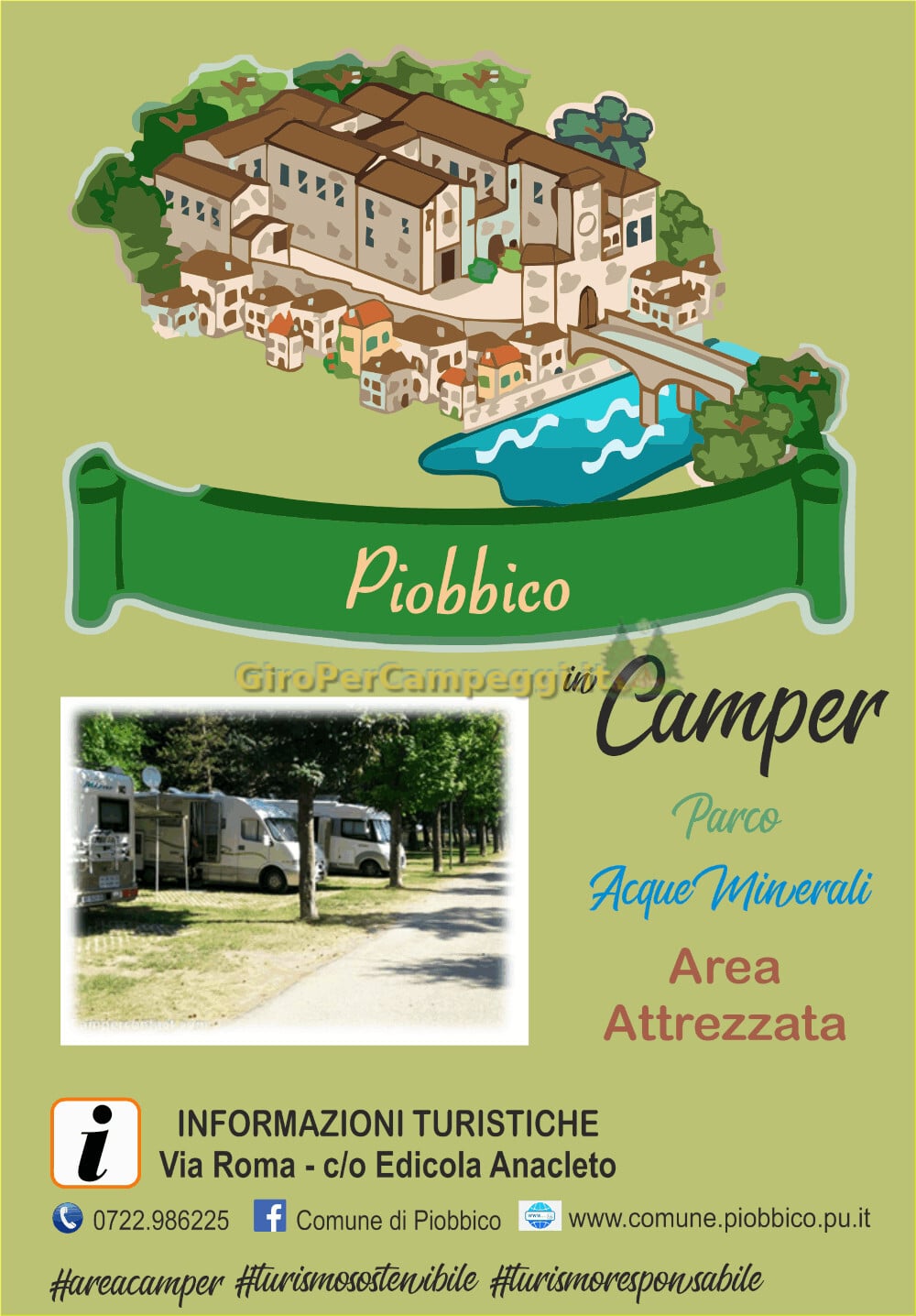 Area Sosta Camper a Piobbico (PU)