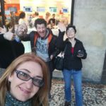 Bologna centro sotto ai Portici - Io e Monica con Claudio e Pamela
