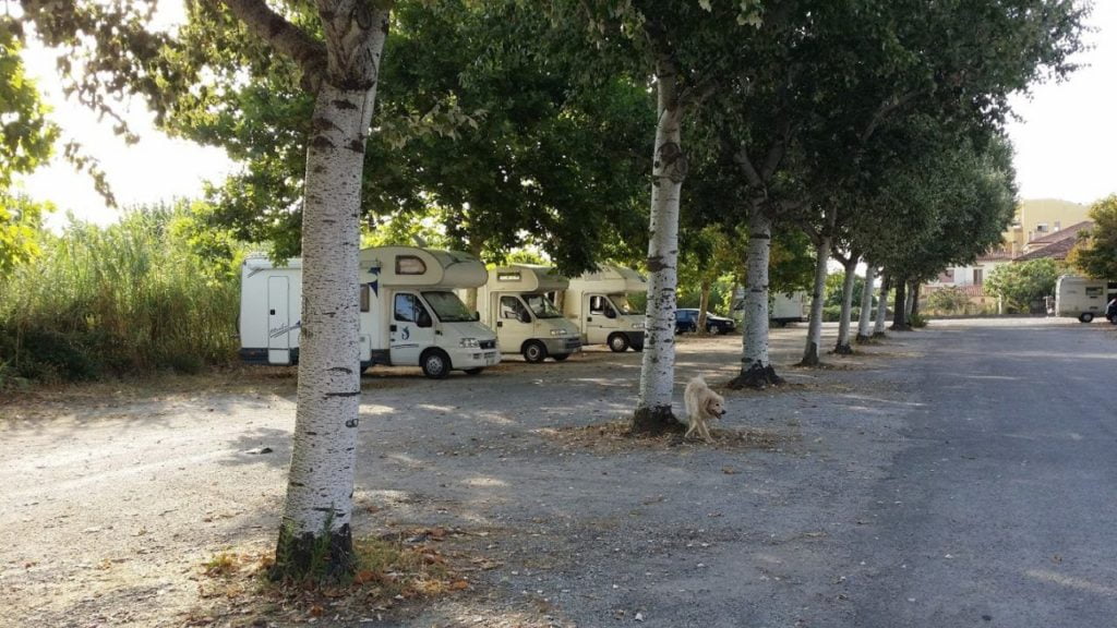 Parcheggio a Senigallia per il Jamboree con Silver