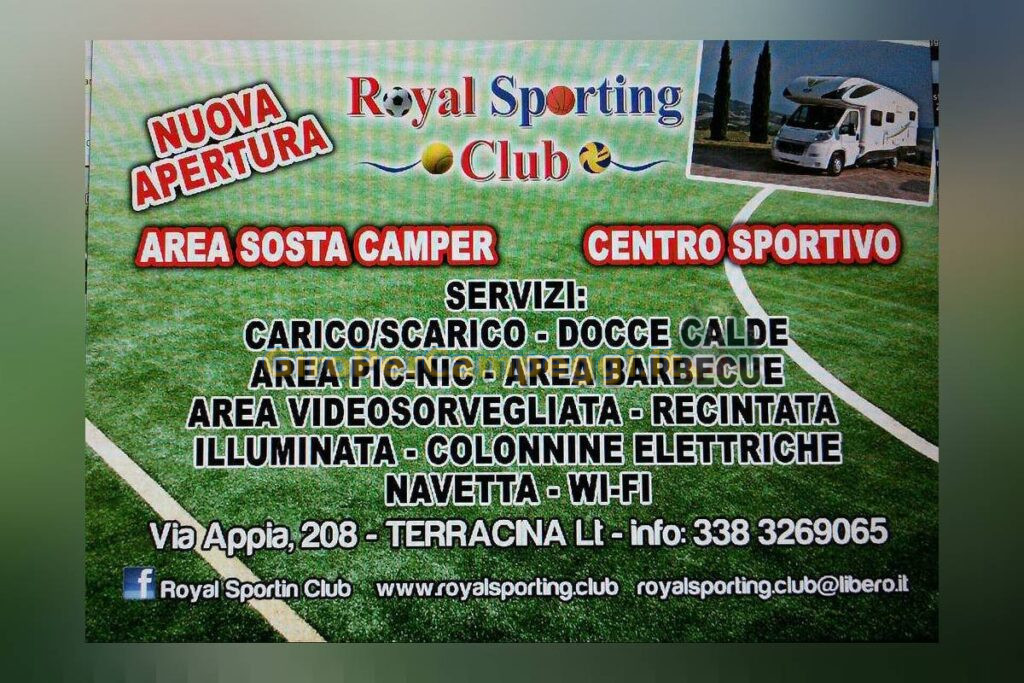 Area Camper Royal Sporting Club di Terracina (LT)