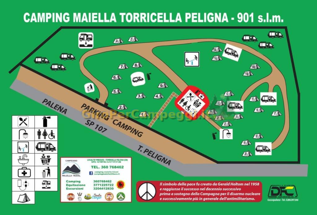 Village Majella Travel Torricella Peligna (CH) planimetria